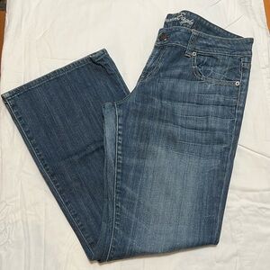 American Eagle size 14 regular favorite boyfriend jeans.